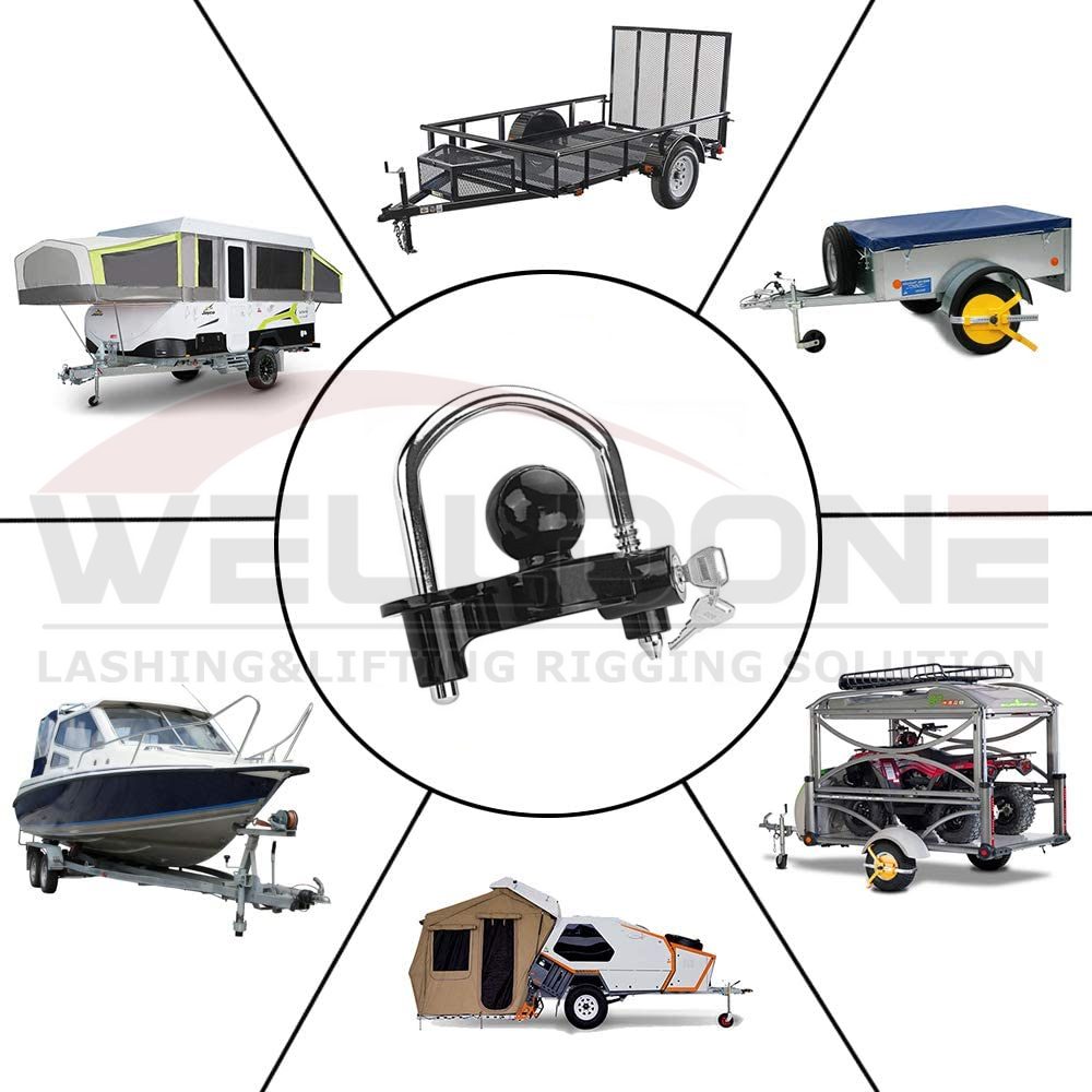 Trailer coupler lock application
