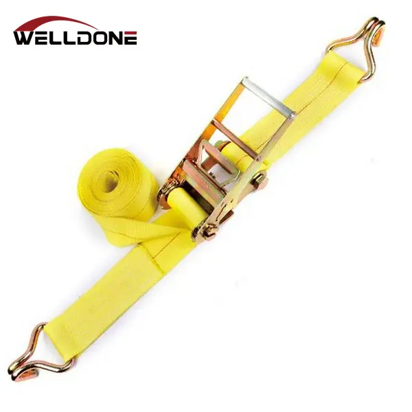 4inch ratchet strap with double J hook