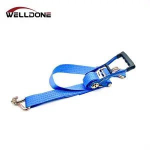 2″ 50MM 4T Rubber Handle Ratchet Tie Down Strap