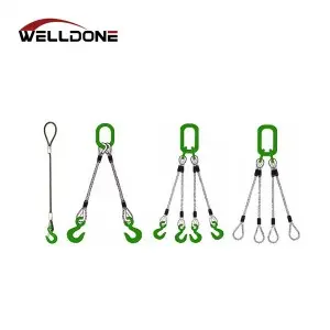 1leg/2leg/3leg/4leg Steel Wire Rope Sling for Lifting