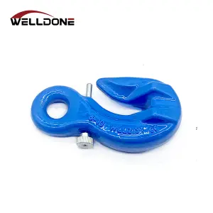 G100 Special Deep Throat Eye Grab Hook with Safety Pin for Lifting