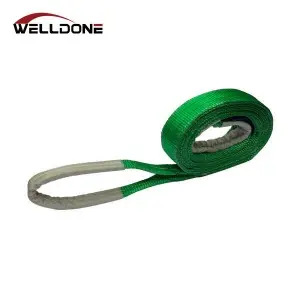 EN1492-1 WLL 2000KG 2T Polyester Flat Webbing Sling Safety Factor 7:1