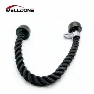 Gym Pulley Fitness Cable Attachments Single or Double Bicep Triceps Rope