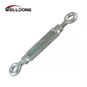 Galvanized DIN1480 Eye/Hook/Jaw/Plate type Turnbuckle for Wire Rope