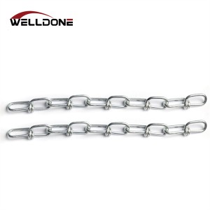 DIN5686 / American standard Weldless Knotted Double Loop Chain