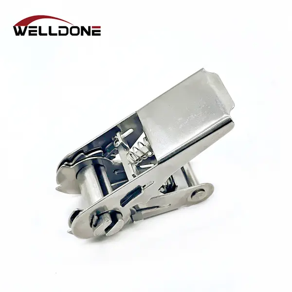 25MM stainless steel thumb handle ratchet buckle