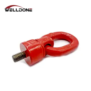 G80 360 Degrees Swivel lifting screw point Rotating eye bolt with ring