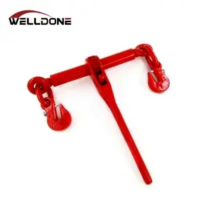 G80 Alloy Ratchet Type Load Chain Binder with Clevis Grab Hook and Pin