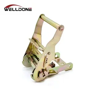 2inch 50MM 2T steel handle ratchet buckle for lashing strap