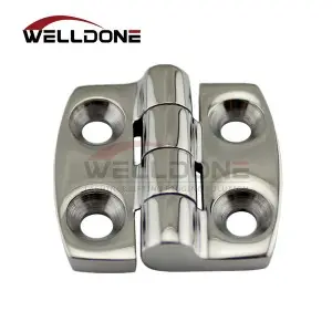 Marine Mirror Polished 304 / 316 Stainless Steel Hinge For Yacht