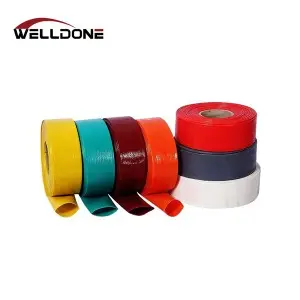 High Pressure Flexible PVC Lay Flat Hose Layflat Water Discharge Pipe for Agriculture Irrigation