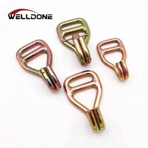 1-4 inch 0.8-10T Galvanized Double J Hook for Lashing Strap