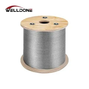 304 / 316 Stainless Steel Wire Rope 1*7/1*19/7*7/7*19 Aircraft Cable