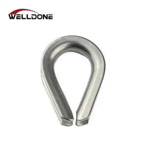304 / 316 Stainless Steel European Type Heart-shaped Wire Rope Thimble