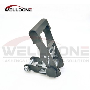 1.5inch 38MM 2T / 3T rubber handle ratchet buckle for lashing strap