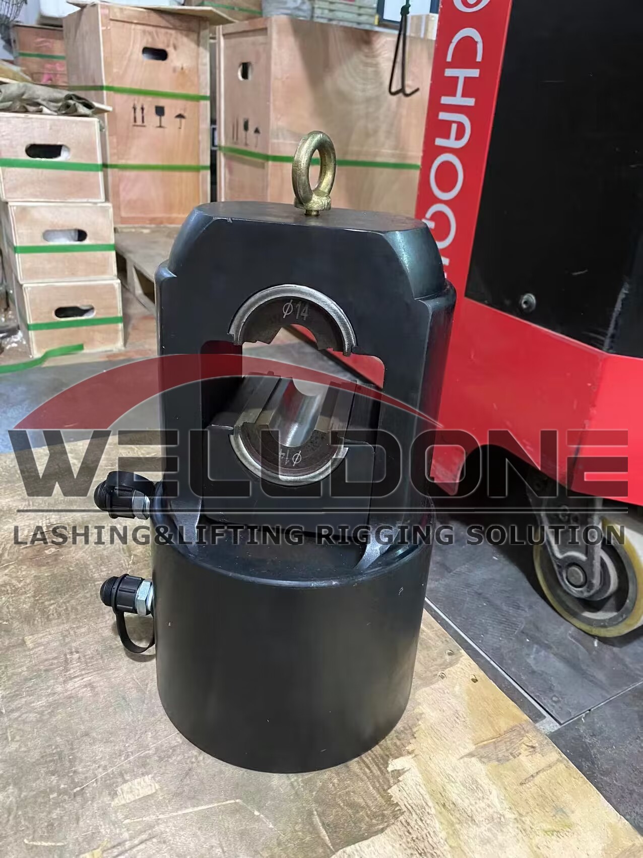 wire rope pressing machine