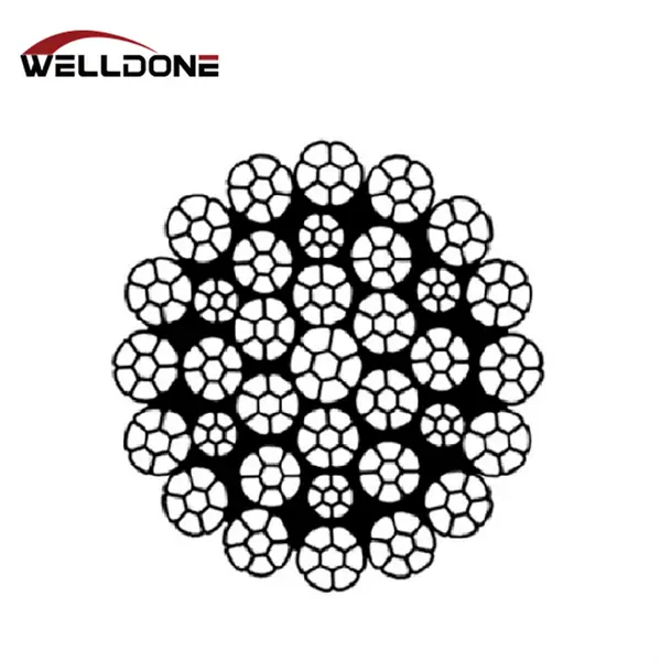 35WxK7 compacted wire rope