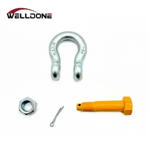 G80 Bolt and Nut Type Hot DIP Galvanized Bow Shackle