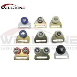 Track Roller or Ball Bearing Sliding Door Steel Roller for Truck Curtainside and Lorry Curtain