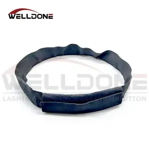 Black Endless Soft Steel Core Stage Rigging Wire Rope Round Sling with Aircraft Cable Inside