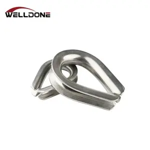 304 / 316 Stainless Steel European Type Heart-shaped Wire Rope Thimble