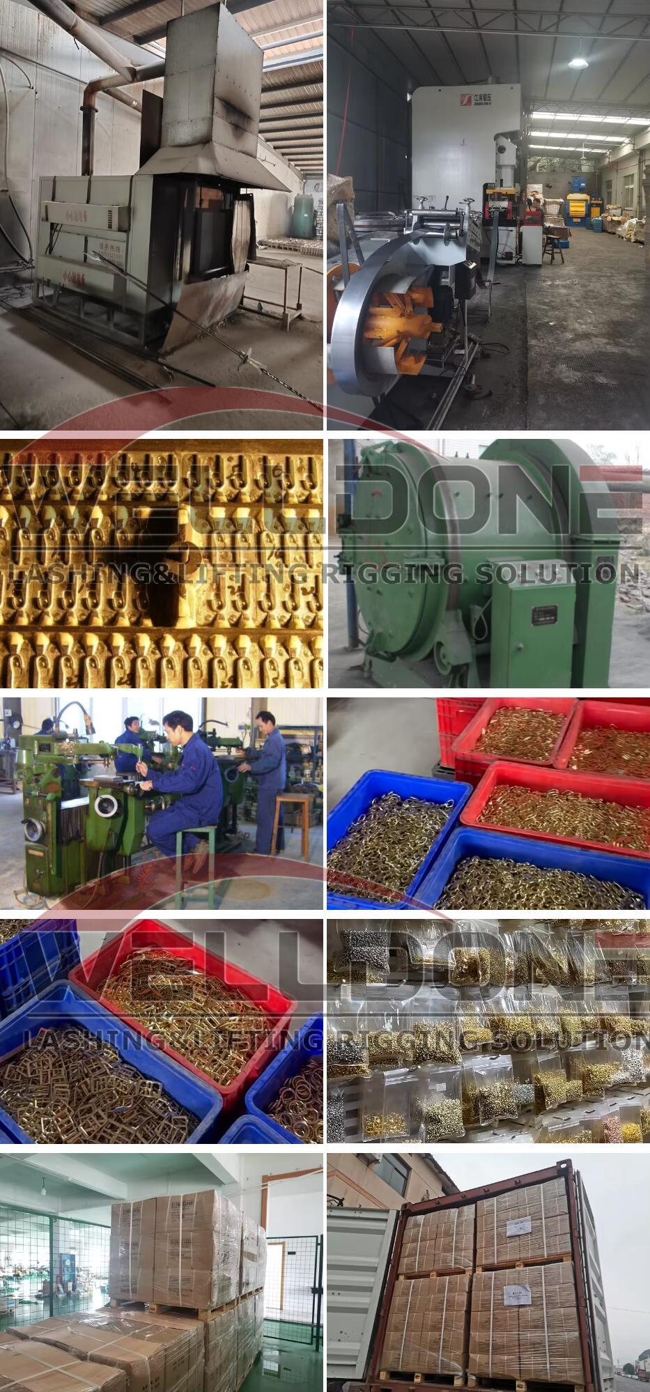 brass snap hook process