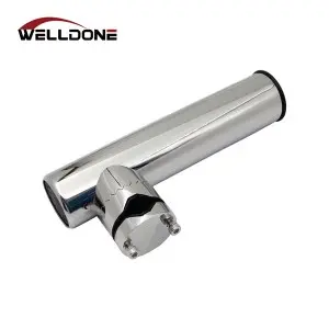 Boat Yacht 316 Stainless Steel Rail Mount Clamp On Fishing Rod Holder