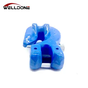 G100 Special Deep Throat Clevis Grab Hook with Safety Pin for Lifting