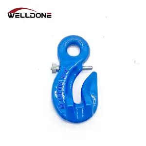 G100 Special Deep Throat Eye Grab Hook with Safety Pin for Lifting