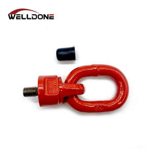 G80 360 Degrees Swivel lifting screw point Rotating eye bolt with ring
