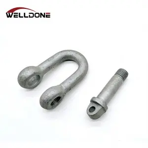 Galvanized BS3032 Large/Small D Shackle