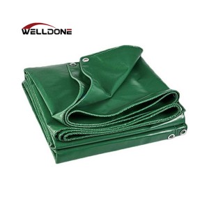 18 oz Heavy Duty Waterproof PVC Polyester Trailer Tarpaulins or Flat Vinyl Truck Tarp