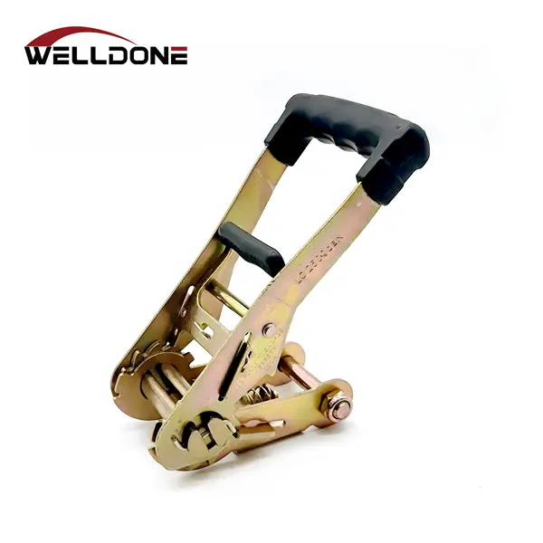 50mm rubber handle ratchet buckle