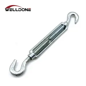 Galvanized DIN1480 Eye/Hook/Jaw/Plate type Turnbuckle for Wire Rope