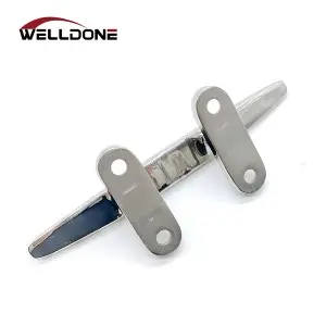 Marine 316 Stainless Steel Rope Mooring Cleat For Yacht