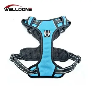 Adjustable Reflective Soft Padding No Pull Dog Harness