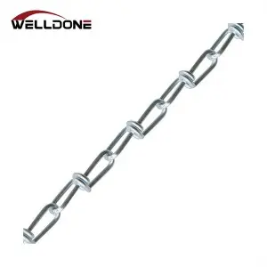 DIN5686 / American standard Weldless Knotted Double Loop Chain