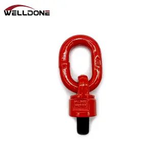 G80 360 Degrees Swivel lifting screw point Rotating eye bolt with ring