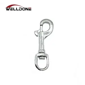 Stainless Steel Fixed Swivel Snap Spring Dog Hook