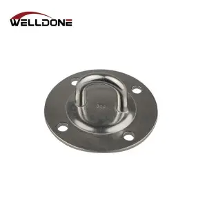 304 / 316 Stainless Steel Round Square Diamond Oblong Pad Eye Plate with Ring