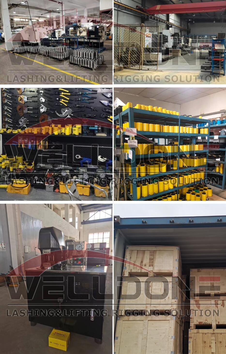 wire rope swaging machine process