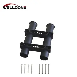 Boat Yacht Plastic Wall Flush Mount Fishing Rod Holder Rack