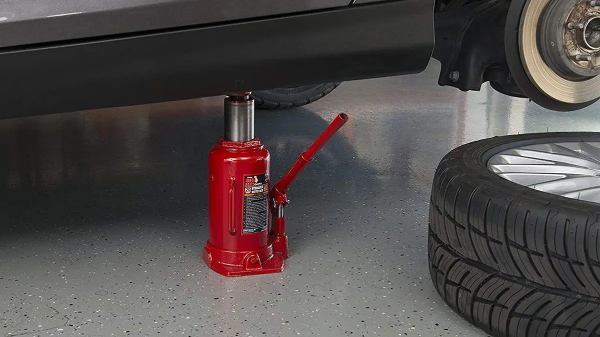 hydraulic bottle jack application