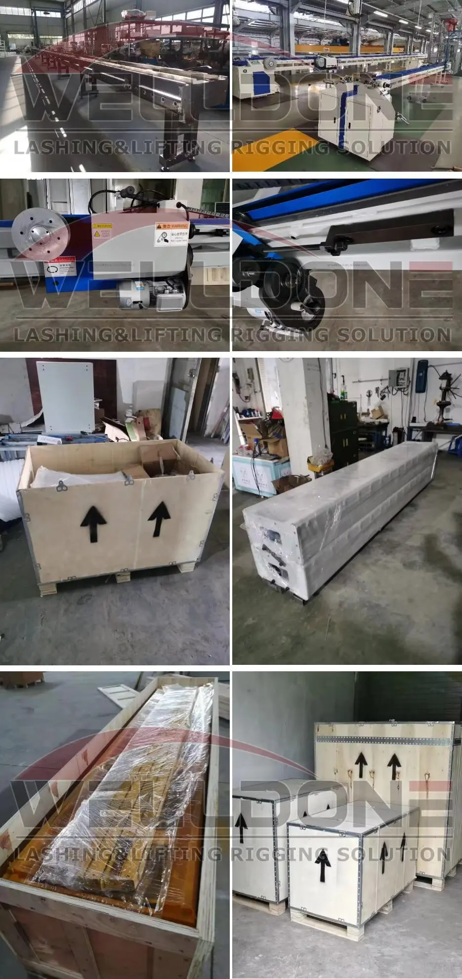 round sling machine process