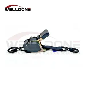 1″x10′ 25MM 3M Auto Ratcheting Slow Release Retractable Ratchet Tie Down Strap with S hook