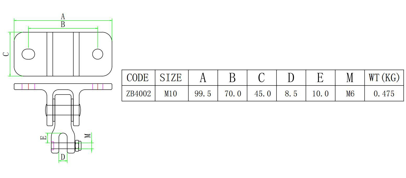ZB4002 specification