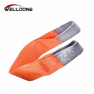 EN1492-1 WLL 10000KG 10T Polyester Flat Webbing Sling Safety Factor 7:1