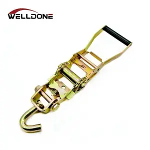 2inch 50MM 5T Ratchet Buckle with Swivel J Hook for Car Tie Down Strap
