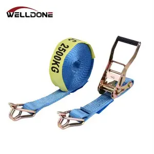 50MM LC2500KG Ratchet Tie Down Strap with Swan Hook and Keeper AS/NZS 4380