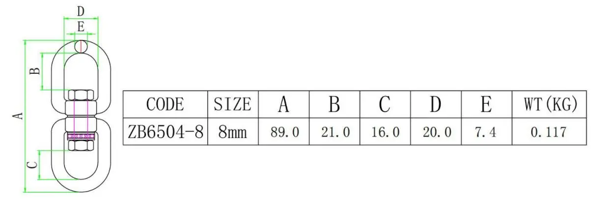 ZB6504 specification